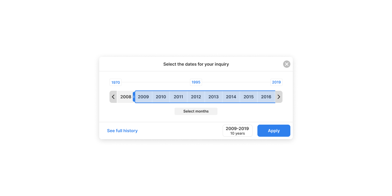 Filtering by date